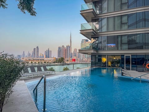 Serene Canal Escape | Spacious 3BR + Maid Apt