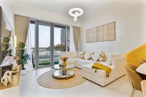 Serene Canal Escape | Spacious 3BR + Maid Apt