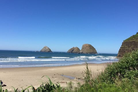 Explore the stunning Oregon Coast at nearby Oceanside Beach