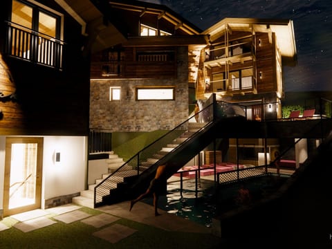 Chalet Black Stone