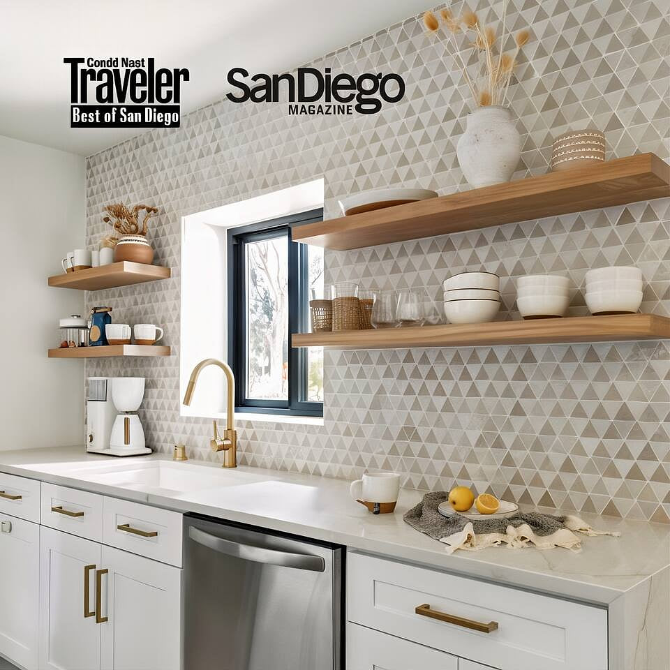 We're flattered that our Airbnb was selected as one of the best in San Diego by Conde Nast magazine and featured in San Diego Magazine.

Design by Jacqueline Blum Design