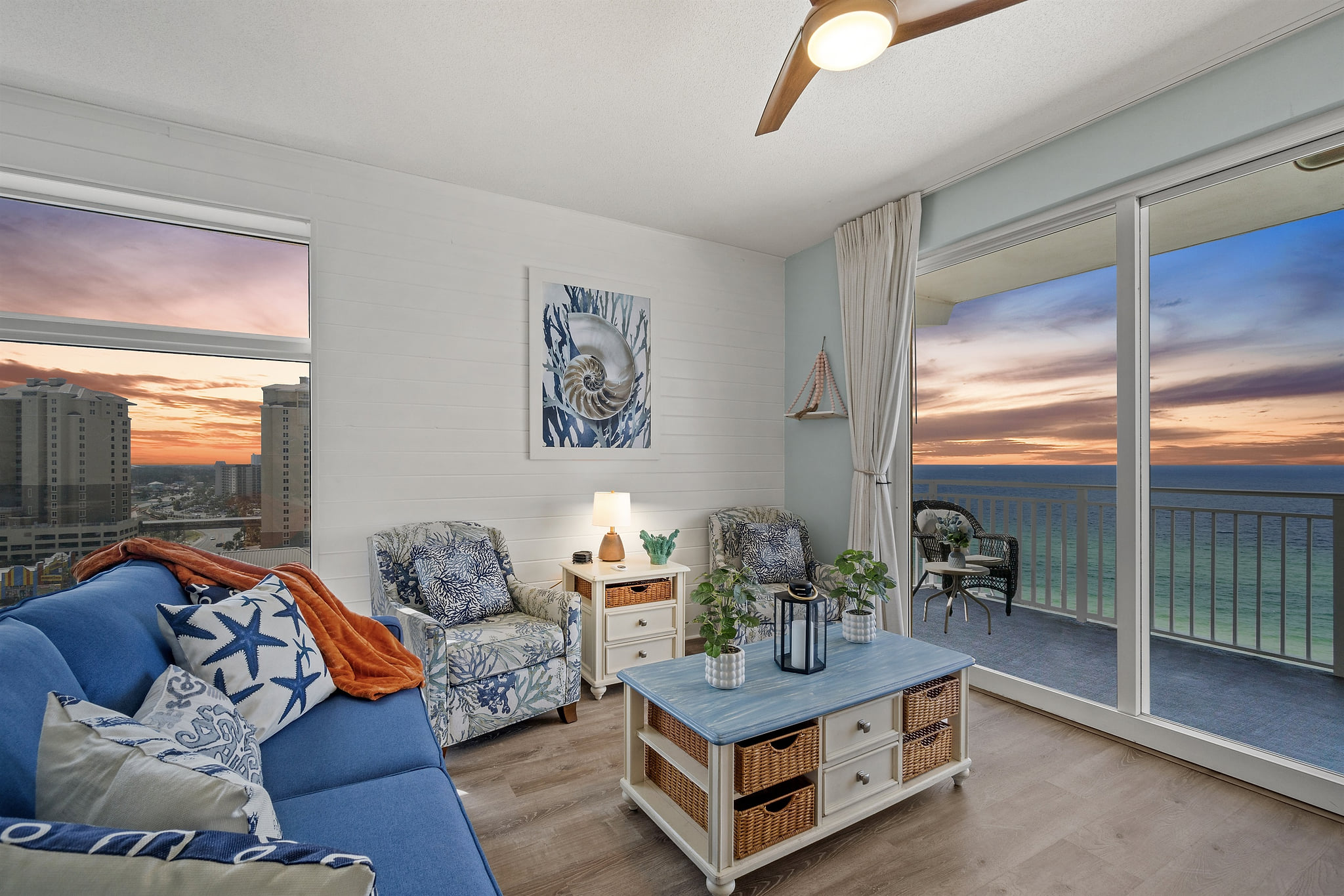 Spectacular sunset views from this luxury corner condo!!