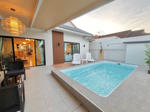 Step directly from your morning coffee to a private dip. This is seamless indoor-outdoor living at its finest—your own quiet sanctuary for sun, swims, and total relaxation.