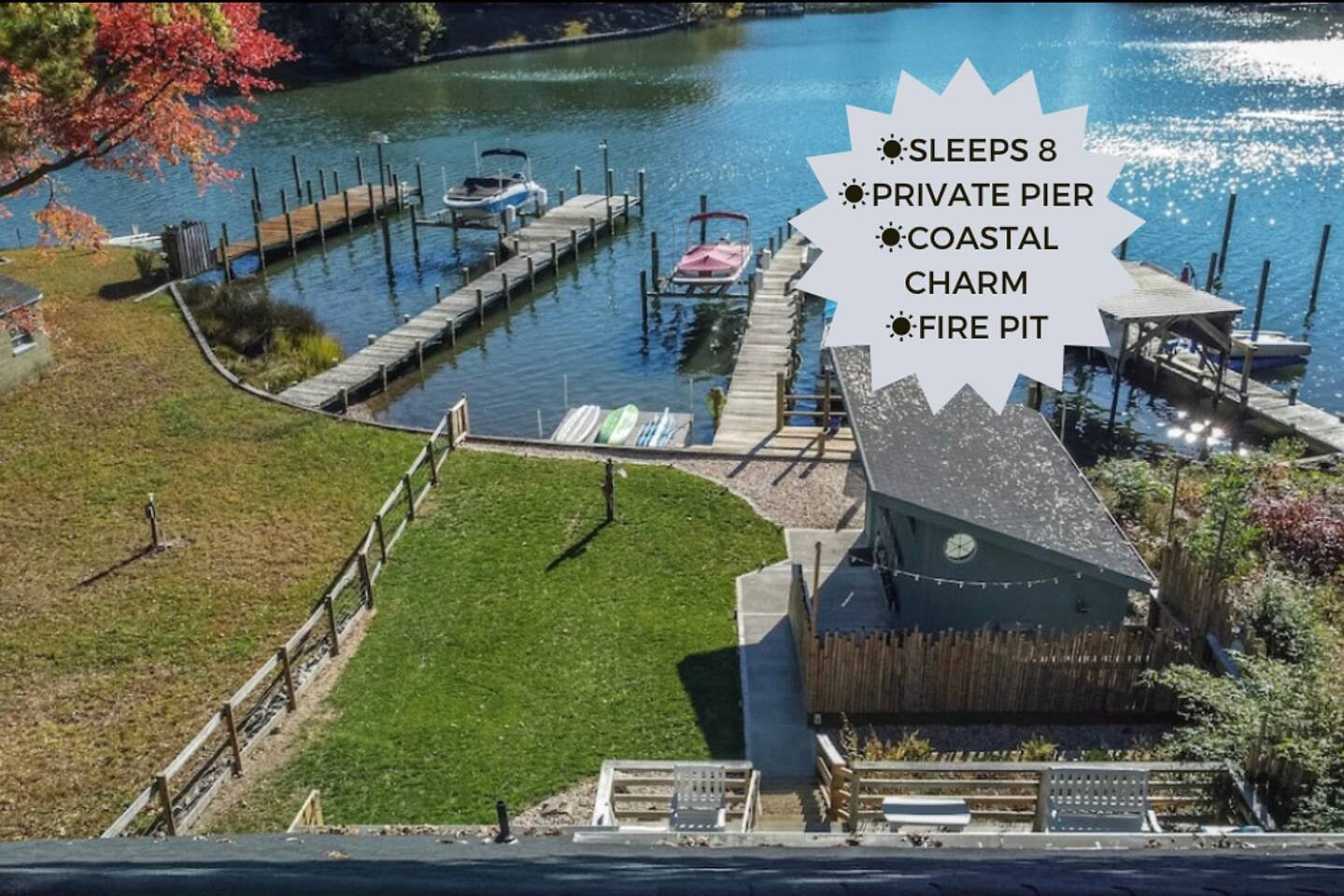 View from upstairs windows.