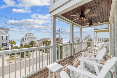 2nd Floor Outdoor Seating With Ocean View