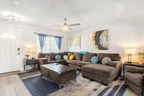 Colorful 4BR Pool Home Near Orlando Airport | BBQ