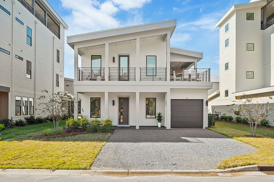 Maison de luxe, 16 personnes, Palm & Pearl, piscine, Inlet Beach - Laguna Beach