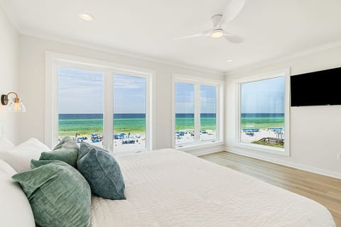30A Beachfront | Pool  | Spooky Palms  | Sleeps 10 | Gulf View