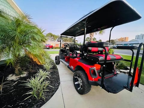 Walk to Beach | Two Fins Up | Private Pool | Golf Cart | Panama City Beach