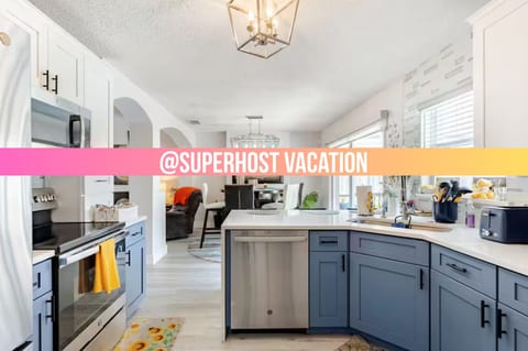 Colorful 4BR Pool Home Near Orlando Airport | BBQ