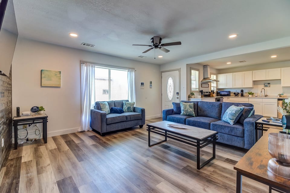 Open living room concept 
