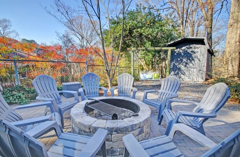 Newly Landscaped BackYard and Fire Pit