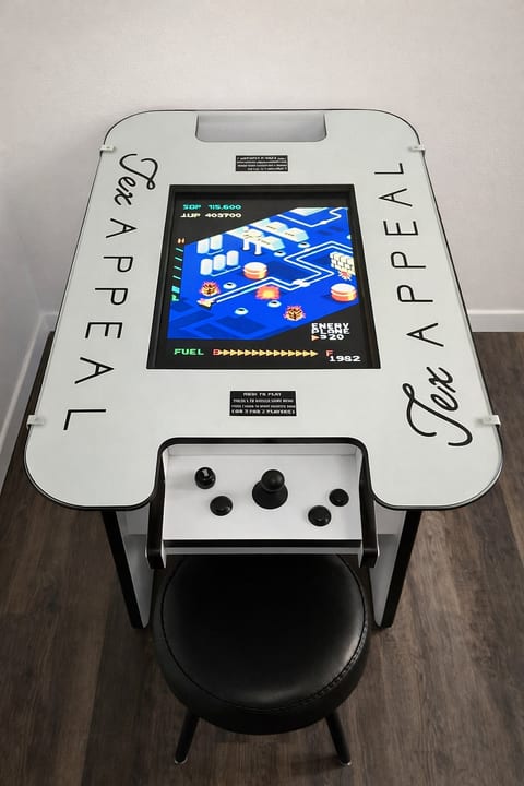 Arcade table for up to 2 players. Includes 100's of classic games. 