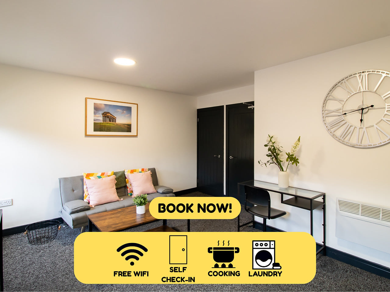 Cozy 1BR flat nestled in the heart of Sunderland