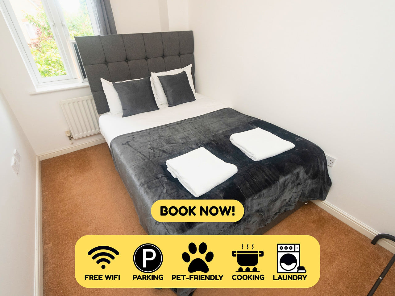 4Bed in Cambridge Sleeps 8 Perfect for Big Groups