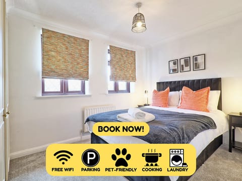 4BR 2BATH House with FREE Parking in Rivenhall