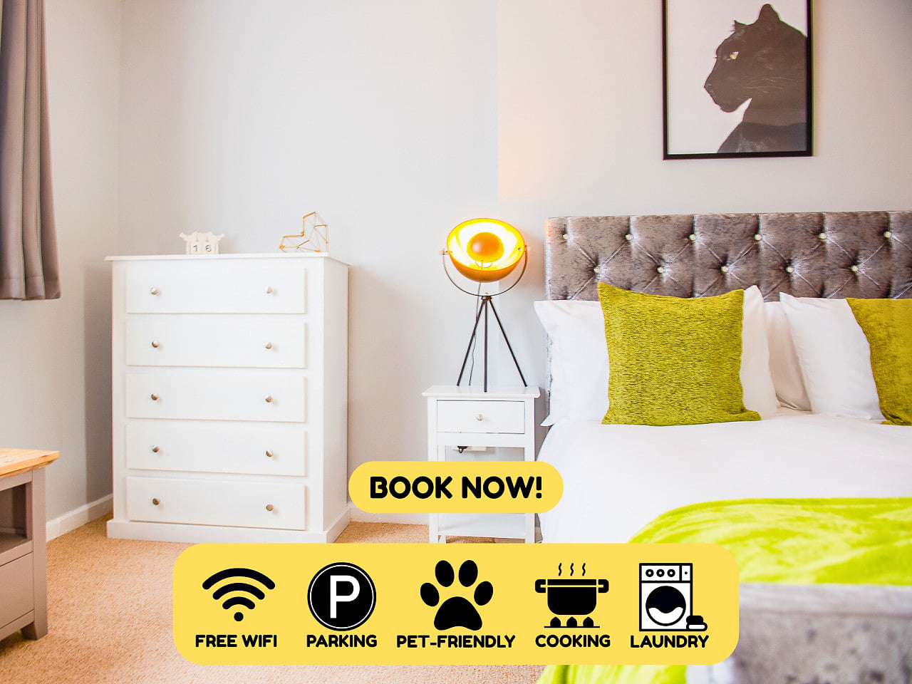 4 Bed - 2 Baths 1 Walk in Shower Lots of Parking