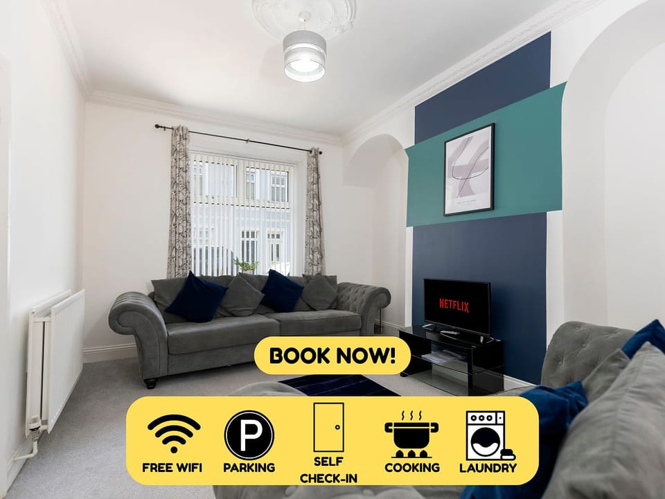 Das Maple Haven – Geräumige 3-Zimmer-Wohnung mit KOSTENLOSEM Parkplatz - Jarrow