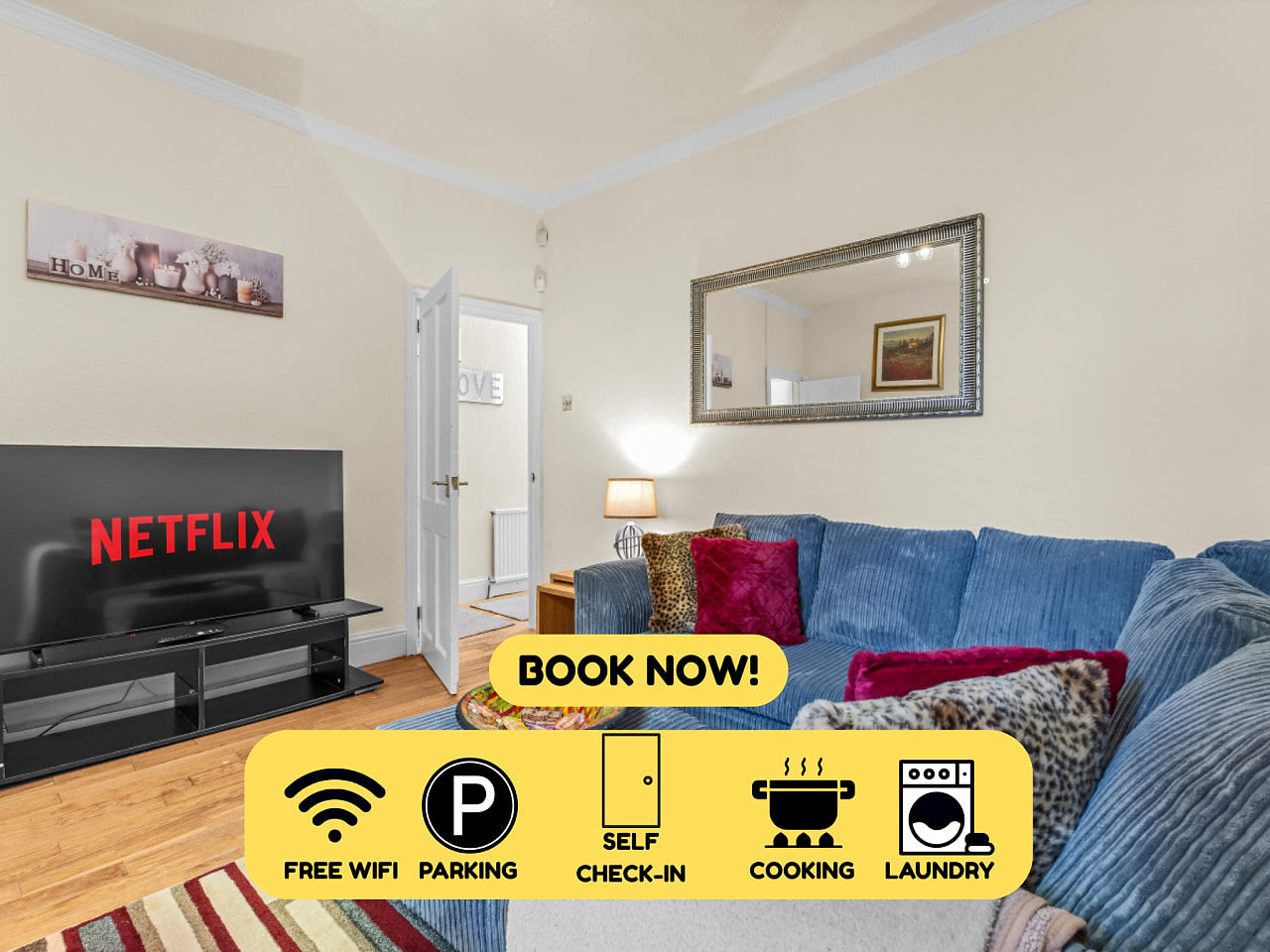 Manchester Seymour Escape Spacious 4BR Home for 8