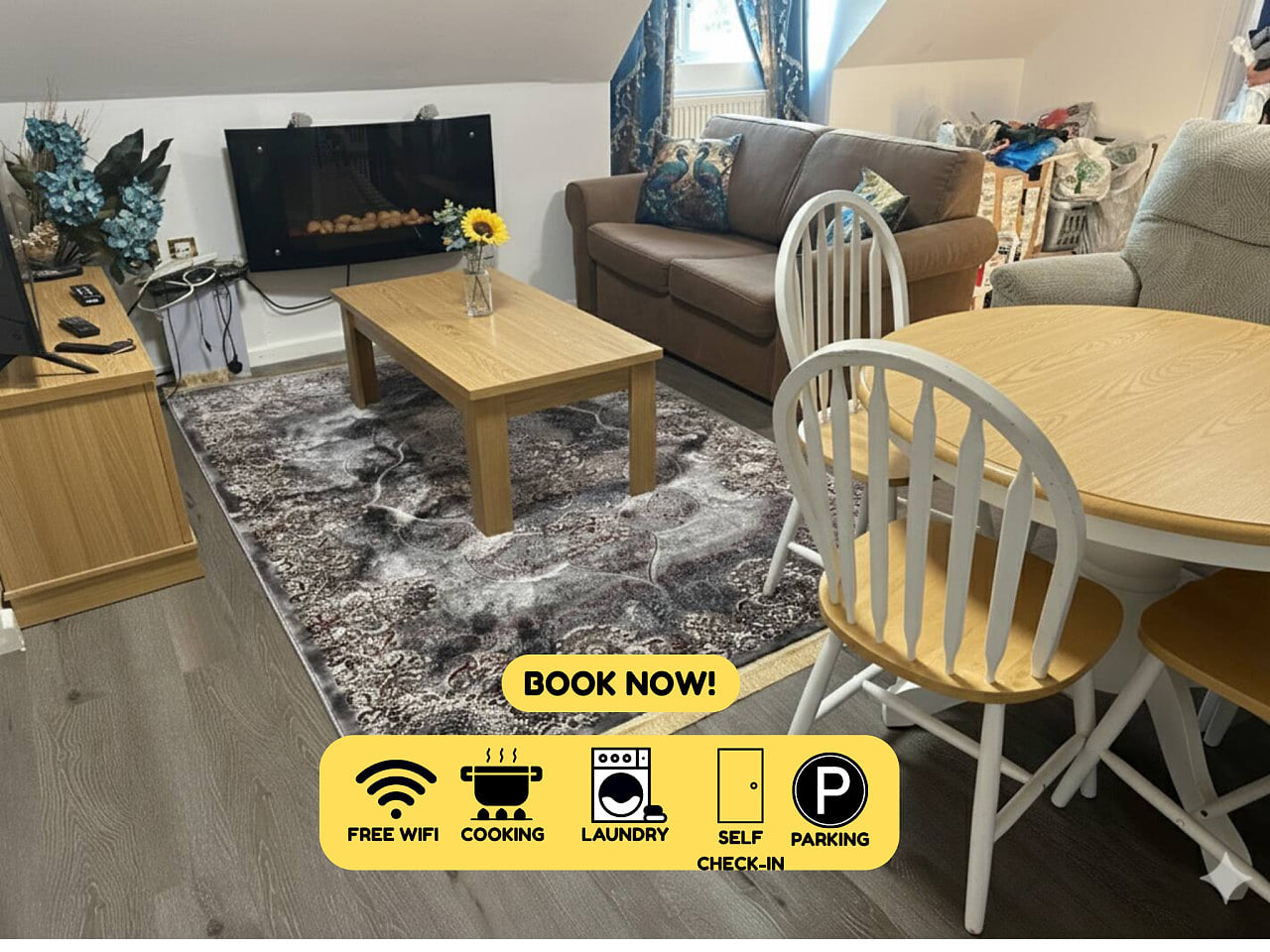 Broad Oak Stays – 2BR Flat for 6 with Parking