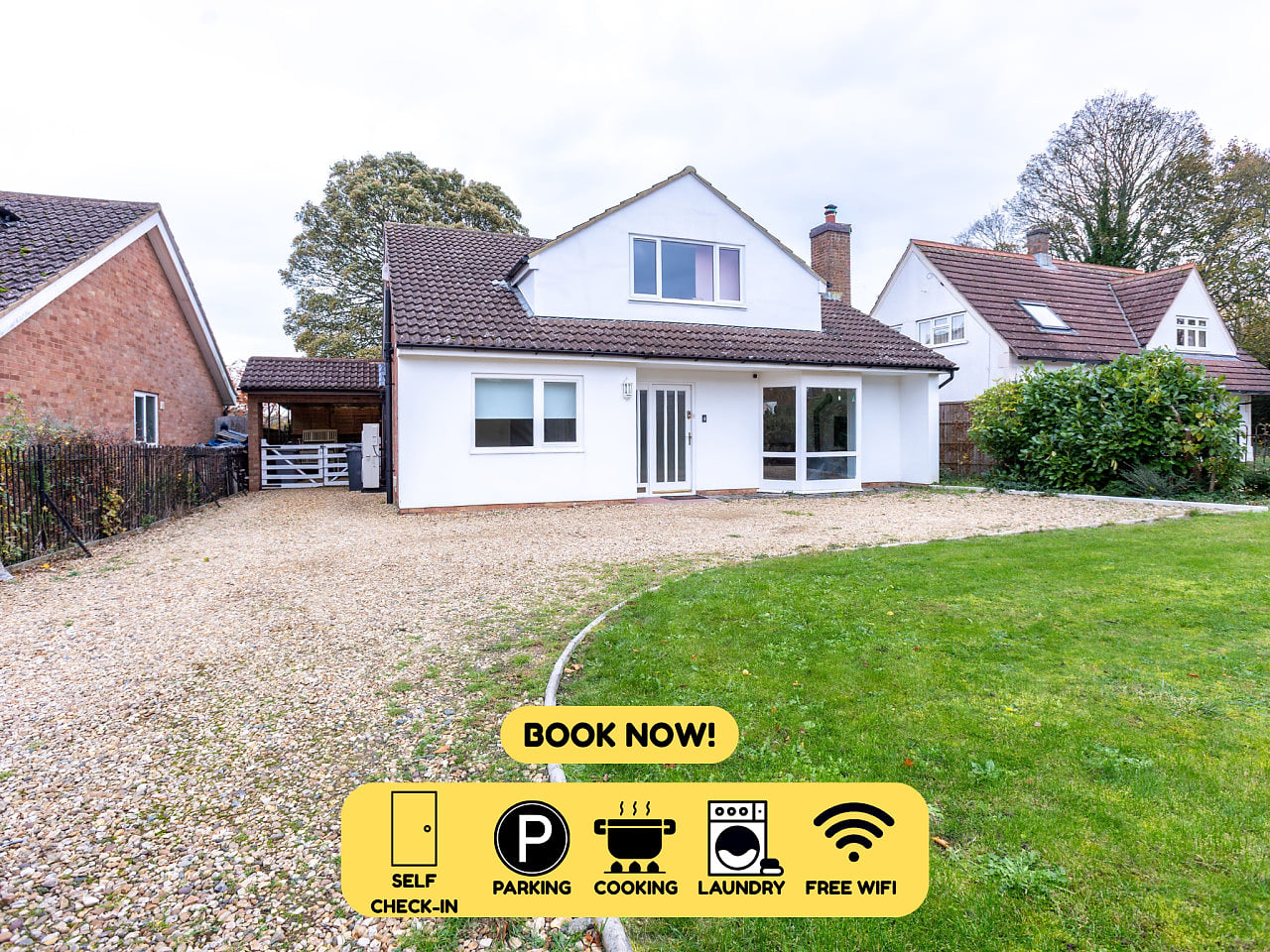 Grand 5BR Home in Market Harborough with Free Parking