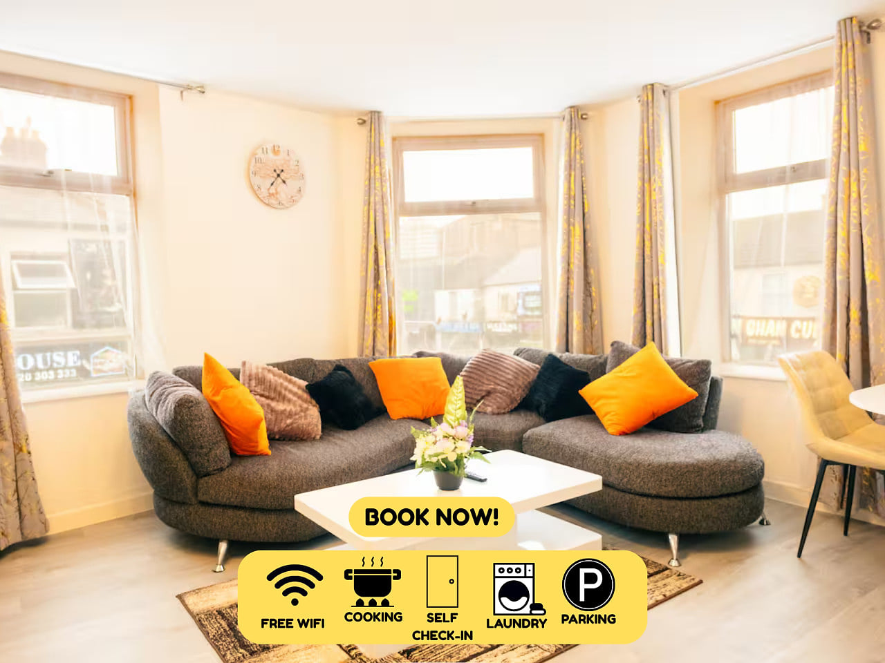 Stylish 3-Bed Flat Near Cardiff City Centre & Uni