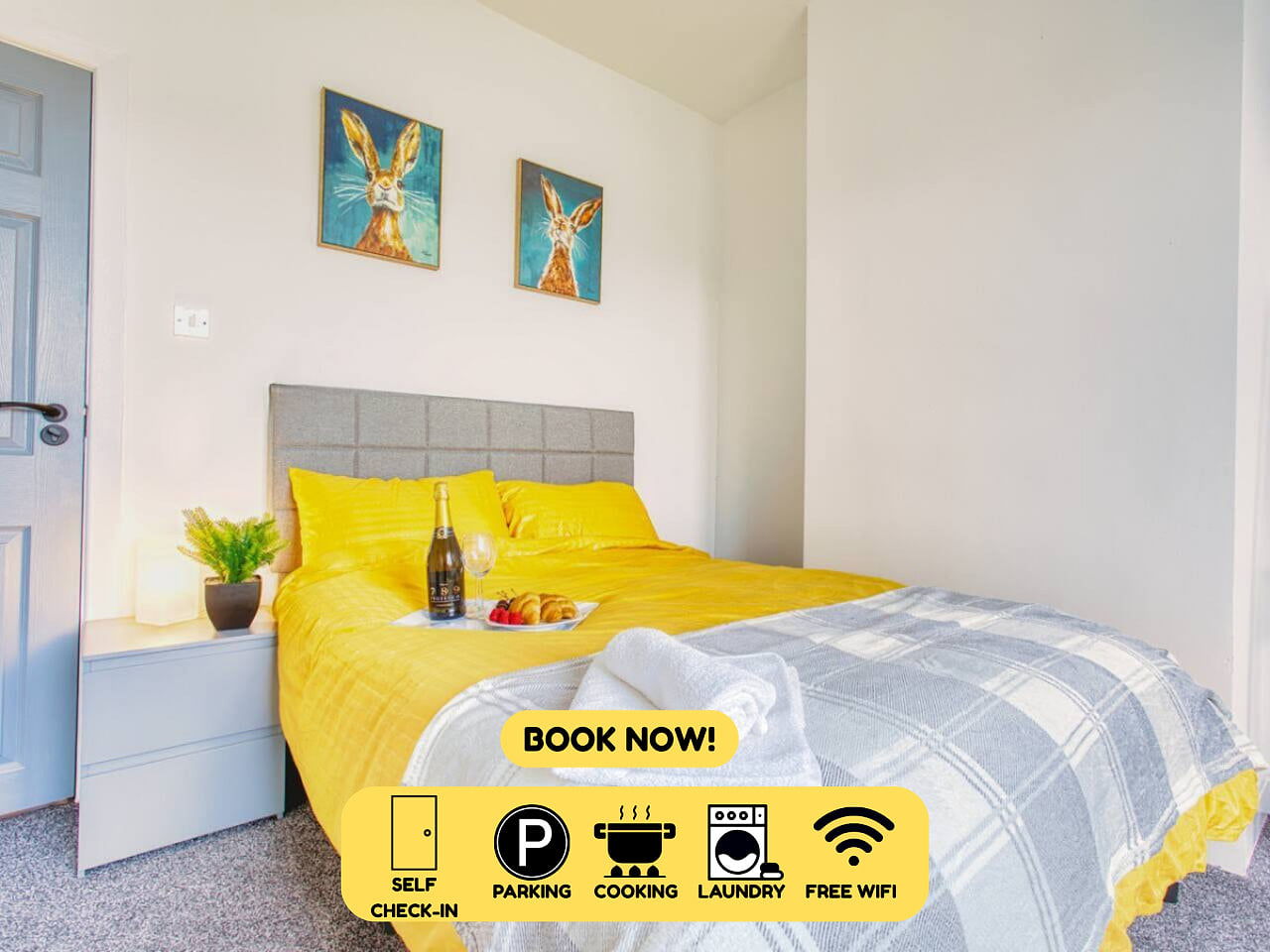 Modern 3-Bed Home Sleeps 6 with Parking & Fast WiFi Perfect for Contractors & Long Stays