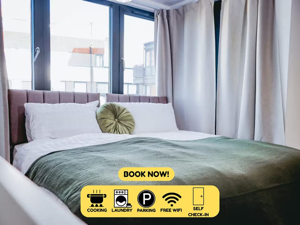 Elizabeth Line Retreat – Moderno apartamento de 2 habitaciones en Hayes - Harlington