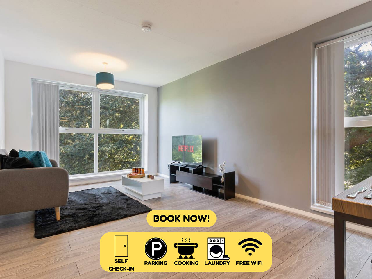 Bright Spacious 2BR Birmingham Retreat FREE Parking