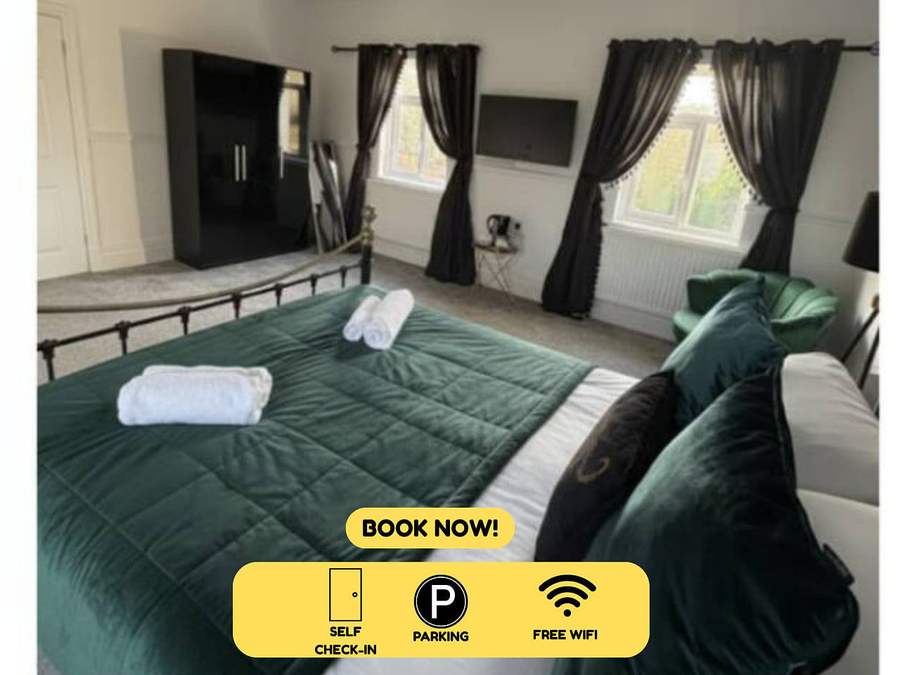 Room 1 Manor Park Country House in Swansea