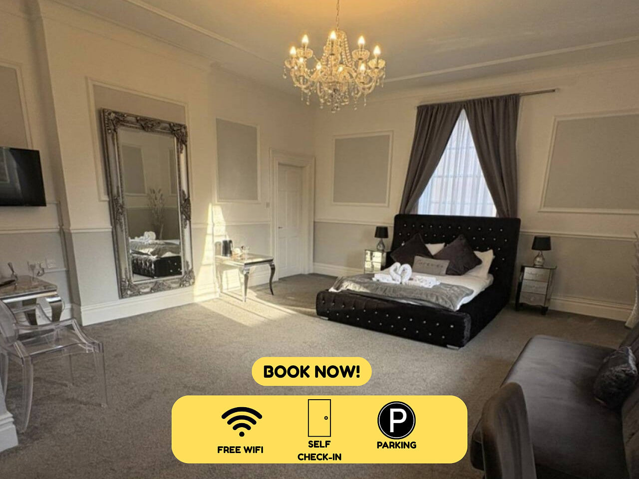 Room 8 -  Manor Park Country House, Wales