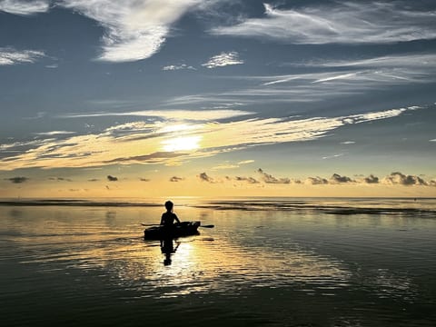 Kayaks included with your rental.