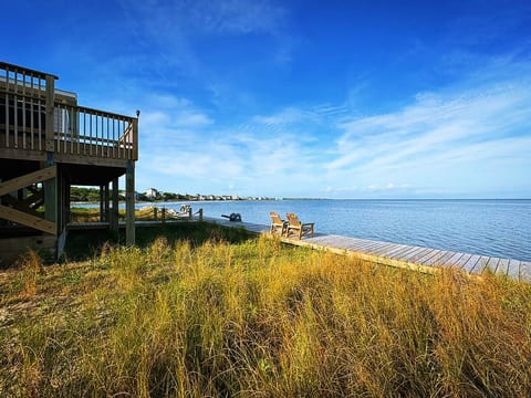 70-ft boardwalk for fishing, lounging, and dipping your toes in the sound.