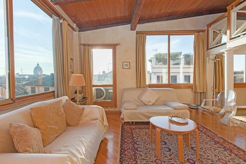 Panoramic living room. The new sofa bed is in another picture