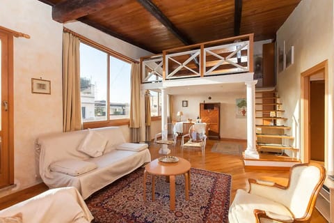 Panoramic living room. The new sofa bed is in another picture