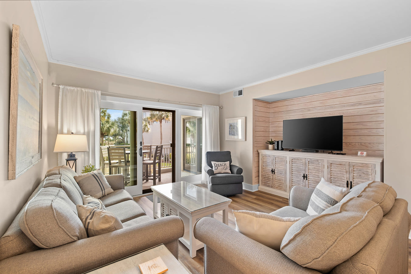 Updated Living Room with Smart TV