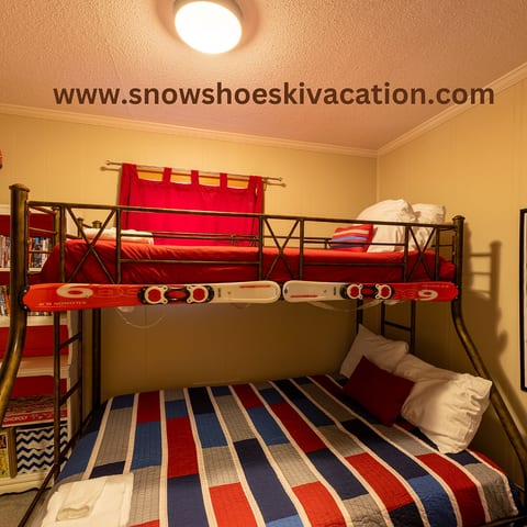 Third bedroom features a queen bunk bed for ultimate relaxation and comfort!