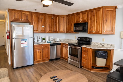 Warm Modern Kitchen Interior 2