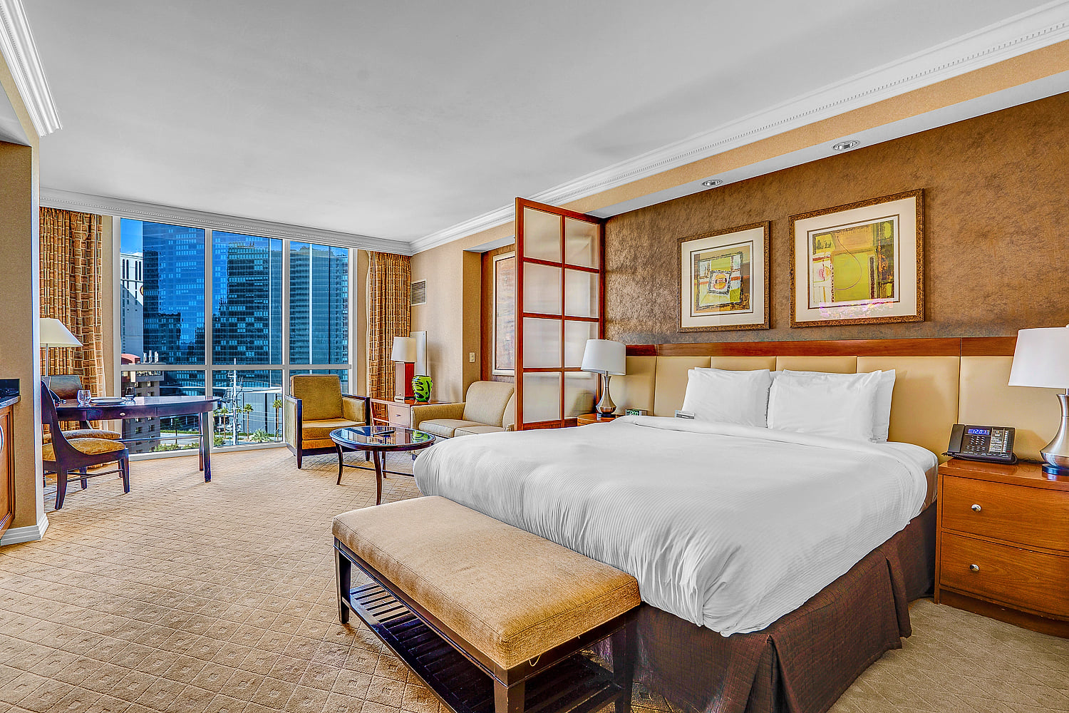 Sweet dreams await in this luxury bedroom!