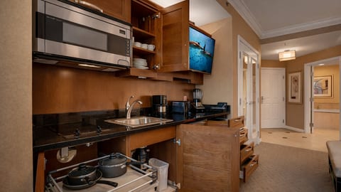 Fully equipped kitchenette with everything you need for a hassle-free stay.