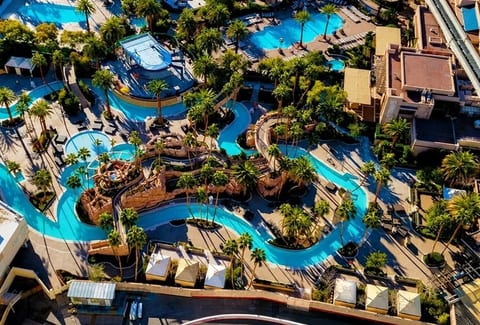 MGM Grand Access — Full MGM Grand pool complex with Lazy River and outdoor recreational areas included