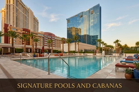 Resort Pool Access — MGM Signature Pool Complex with Private Cabanas, Included at No Extra Fee