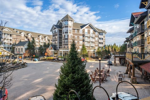 Enjoy breathtaking views from your private balcony! Guest Review from Scott Downey: "Such a convenient place to stay! Within walking distance to restaurants and the grocery store. The unit was clean, and comfortable, and made our trip so enjoyable."