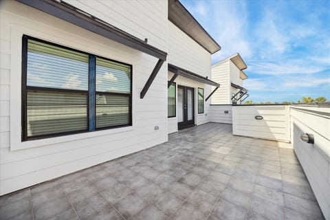 Another view of Spacious roof top deck