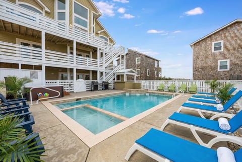 Resort Life: Pool deck level.