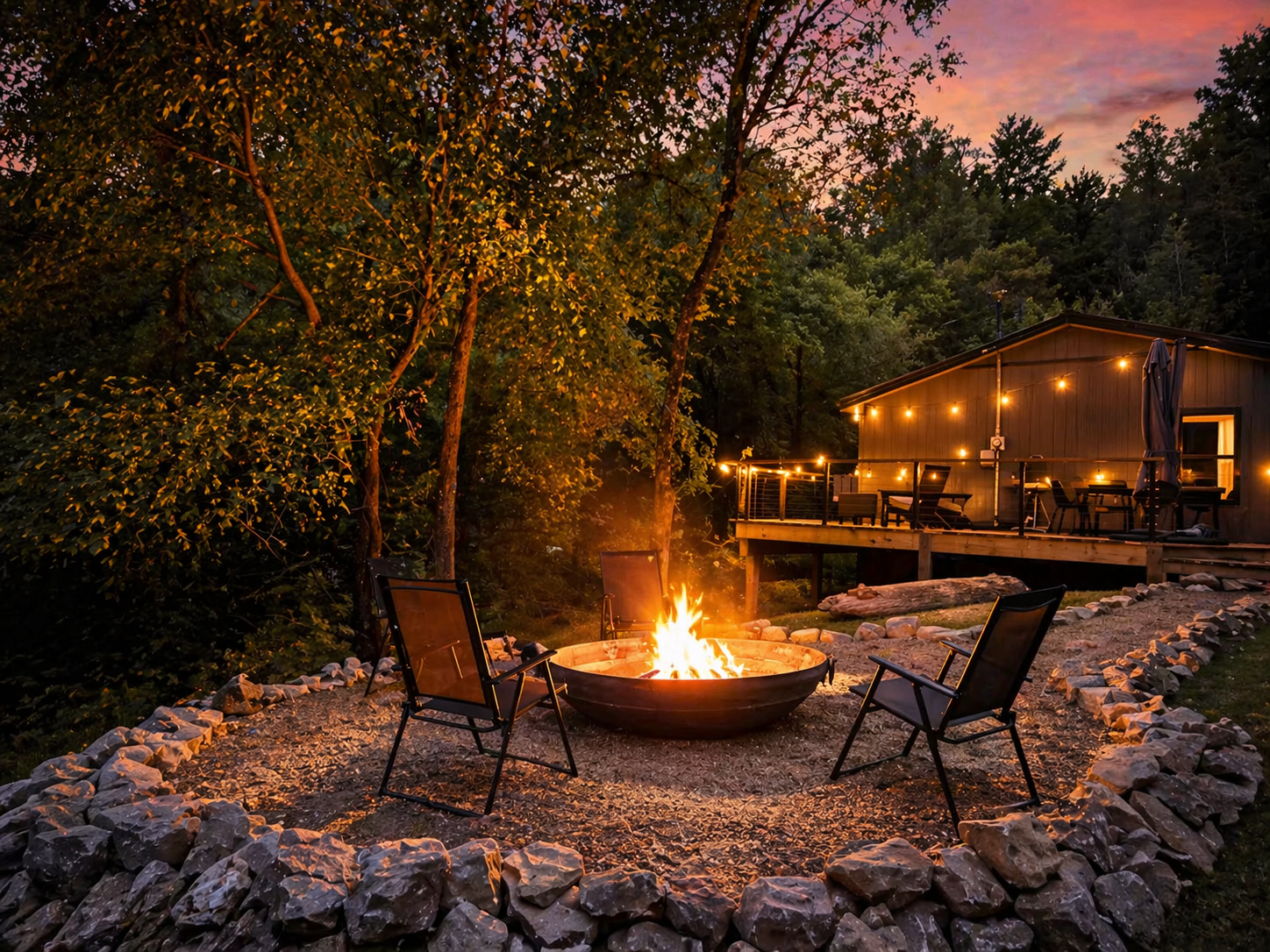 Conversations by the fire The Little Lake House at Center Hill Lake