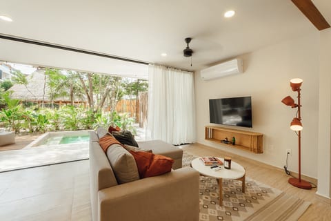Living Area with Smart TV