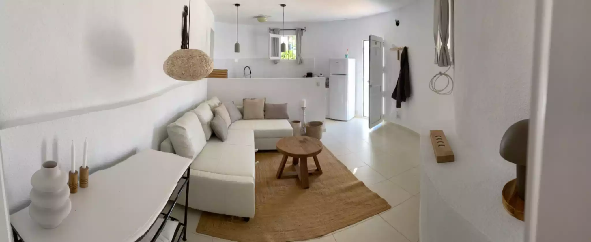 Lounge with sofa bed