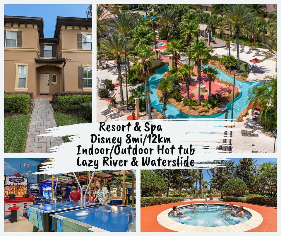 Villa Resort au Bord de l'Eau112, Disney 9mi/14km, Salle de Sport - Davenport