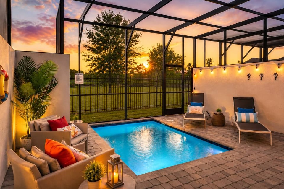 Frente al lago | Piscina + Sala de juegos | 6 habitaciones | Cerca de Disney - Davenport